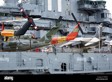 The USS Intrepid aircraft carrier. Intrepid Sea, Air & Space Museum ...