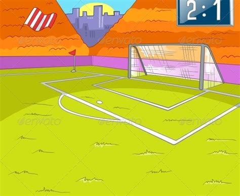 Soccer Field | Cartoon background, Soccer backgrounds, Soccer field