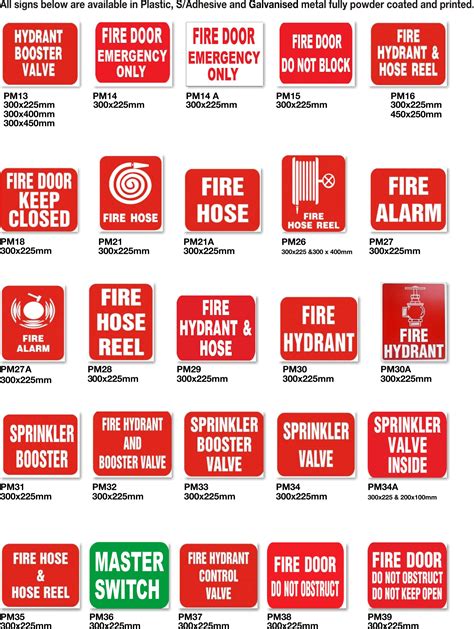 Fire Extinguisher Signs | Fire Door Signs | Fire Safety Signs