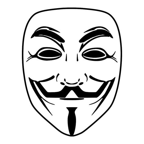 Fawkes mask or Anonymous mask vector illustration Drawing by Mohamed Rasik - Fine Art America