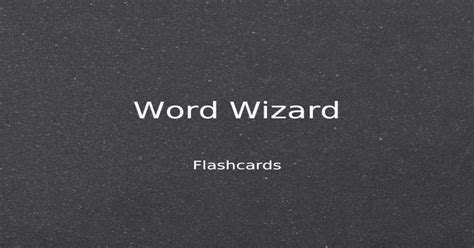 Word Wizard Flashcards. Prefixes PREFIXMEANINGEXAMPLES un-not, oppositeunlock mis-badly ...