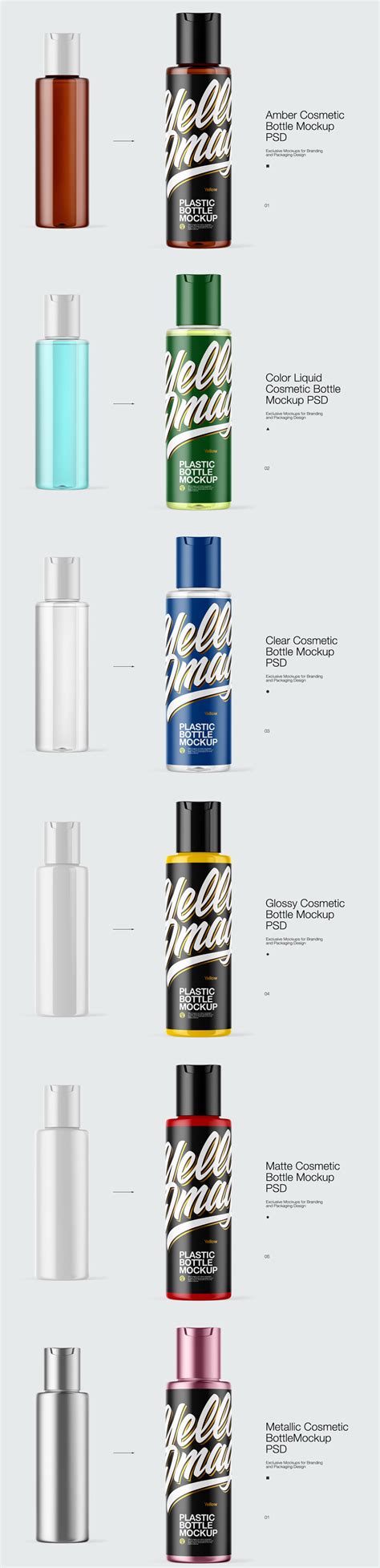 Cosmetic Bottle Mockup on Behance