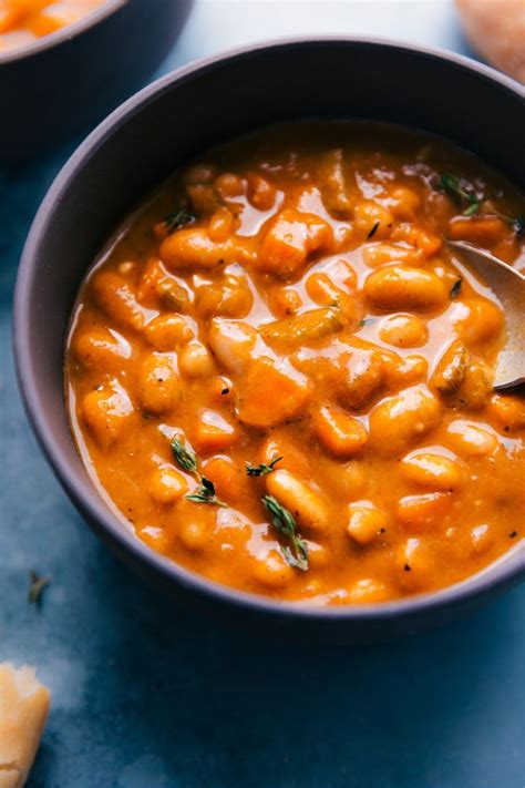 White Bean Soup (Thick & Hearty!) - Chelsea's Messy Apron