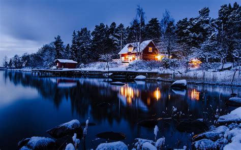 Winter Night | Winter scenery, Winter wallpaper, Winter landscape