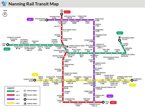 Nanning Metro Map: Metro Lines, Subway Stations