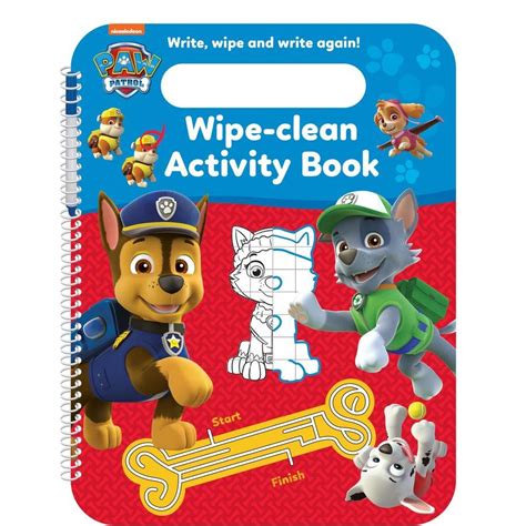 Paw Patrol Wipe-Clean Activity Book | BIG W