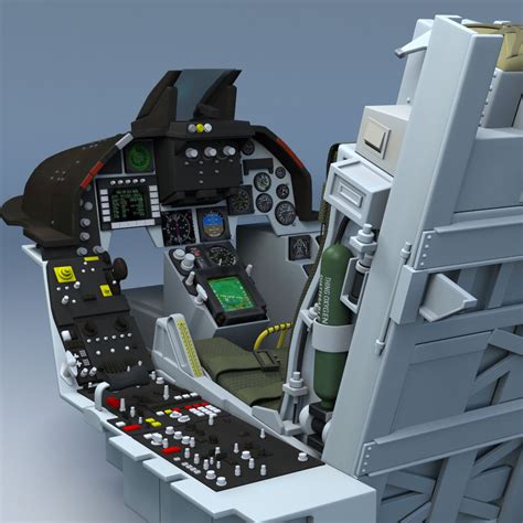 Cockpit F16 modèle 3D $79 - .obj .fbx .ma - Free3D