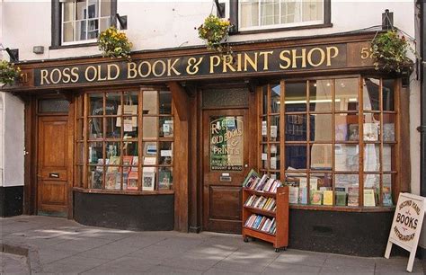 Great facade! Perfect. Ross Old Book & Print Shop | Books | Books ...