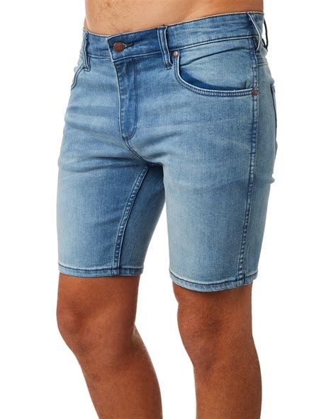 Wrangler Cigi Mens Denim Short - Cyanide | SurfStitch