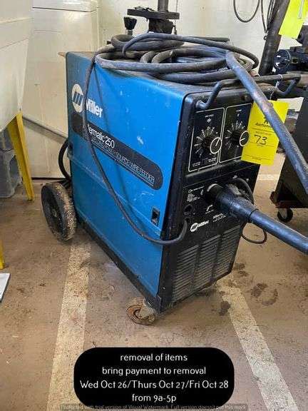 MILLERMATIC 250 MIG WELDER-OPERATION UNKNOWN - EK Auctioneers LLC