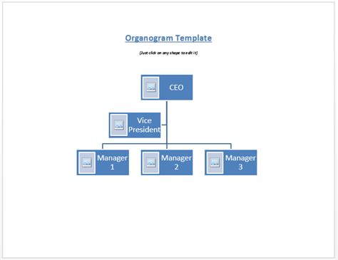 Organogram Template - My Word Templates