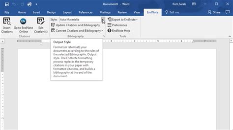 Endnote word plugin change style - polremarine