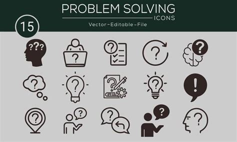 Problem Solving Icon Vector Art, Icons, and Graphics for Free Download