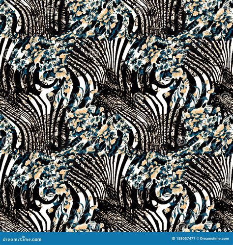 Textile Pattern Design. Digital Print Design. Stock Illustration - Illustration of pattern ...