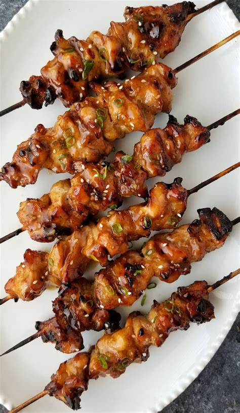 Teriyaki Chicken Skewers | Recipe | Teriyaki chicken skewers, Grilled teriyaki chicken, Teriyaki