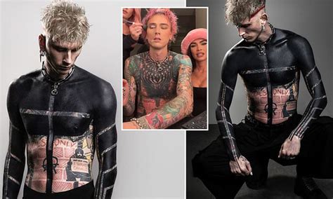 Machine Gun Kelly reveals he had a BREAKDOWN before tattooing entire ...