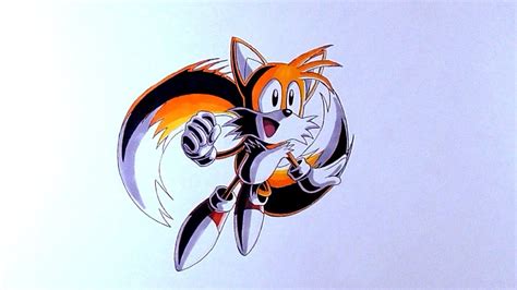 Sonic Mania Tails Sketch