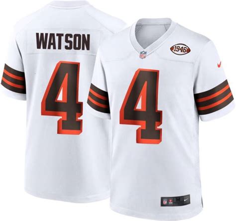 Nike Men's Cleveland Browns Deshaun Watson #4 Alternate White Game Jersey | Dick's Sporting Goods