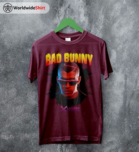 Bad Bunny X100Pre Tour T Shirt Bad Bunny Rapper Shirt– WorldWideShirt