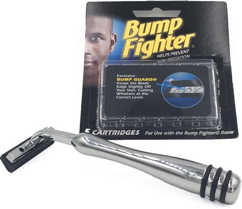 Heavyweight All-metal Bump Fighter Compatible Razor with Rubber Grips ...