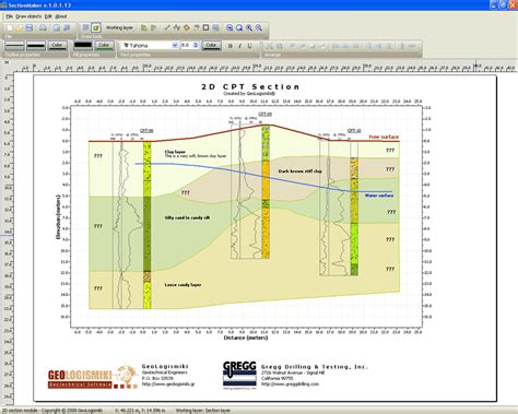 SectionMaker v.2.0 – 2D cross sections [Geology Software - Graphical Data Presentation ...