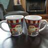 Lot Of Two xmas Santa Claus Mugs Coffee Tea Hot Chocolate Cups | eBay