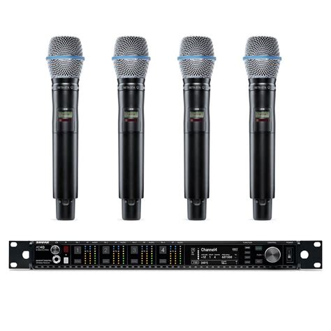 Shure Axient Digital 4-way handheld wireless mic system : DM Audio Ltd