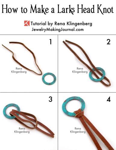 How to Make a Larks Head Knot – Step by Step Tutorial – Jewelry Making ...