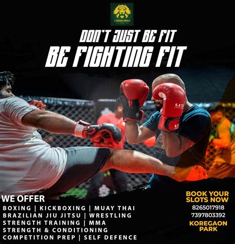 Lions Mma & Fitness in Iricen Railway Colony,Pune - Best Fitness Centres in Pune - Justdial