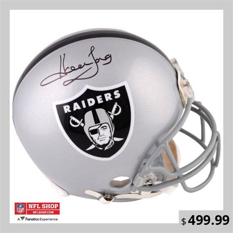 Autographed Las Vegas Raiders Howie Long Fanatics Authentic Authentic ProLine Riddell Full-Size ...