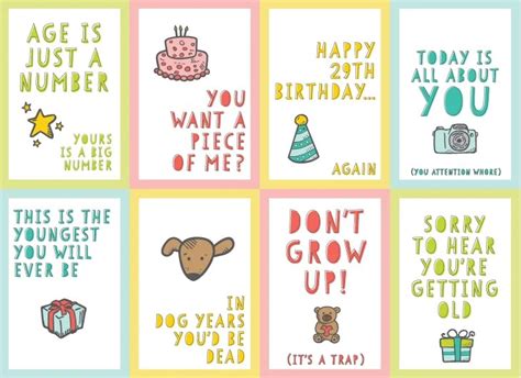 Birthday Cards Funny Printable