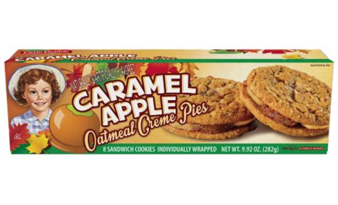 Little Debbie Caramel Apple Oatmeal Creme Pies, 8 ct / 1.24 oz - Kroger