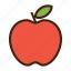 Cute Apple Emoji In Different Expressions icons by Akshar Pathak