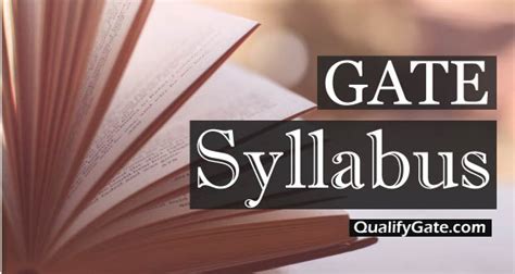 GATE 2021 Syllabus : Download Latest Syllabus of GATE Exam