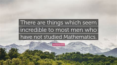 Archimedes Math Quotes