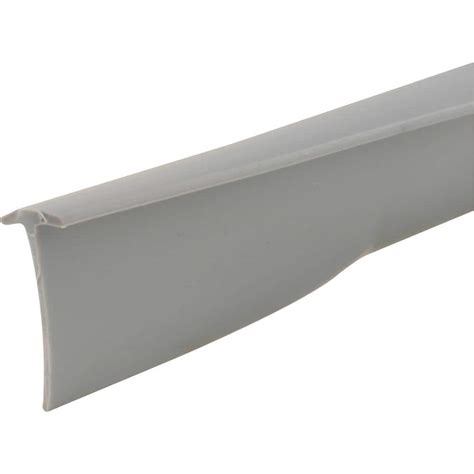 Prime-Line 9/16 in. x 37 in. Gray Vinyl Storm Door Bottom Sweep T 8680 - The Home Depot