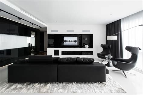 30 Black & White Living Rooms That Work Their Monochrome Magic