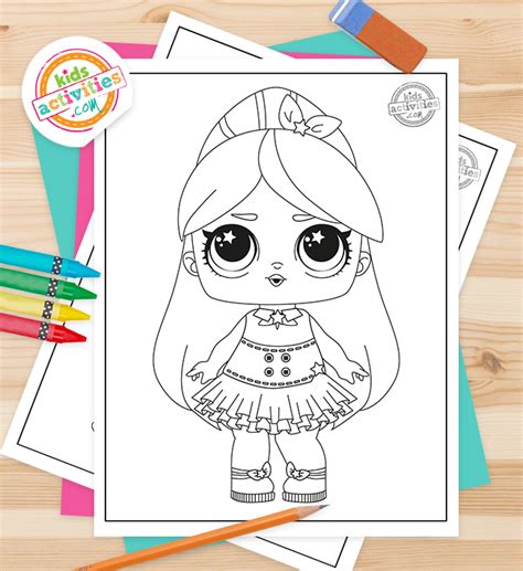 Free Printable LOL Coloring Pages: LOL Dolls | Kids Activities Blog