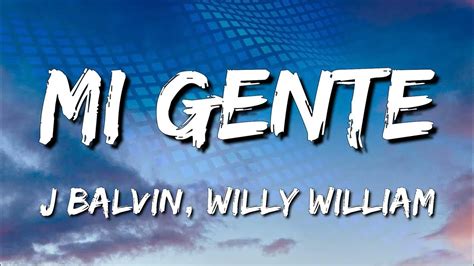 J Balvin, Willy William - Mi Gente (Letra\Lyrics) (loop 1 hour) - YouTube