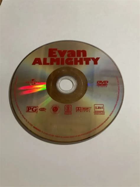 EVAN ALMIGHTY (DVD, 2007) Widescreen Disc Only Good Condition $3.07 - PicClick