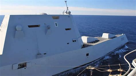 Navy's First Stealthy Zumwalt Class Destroyer Photographed With 30mm ...