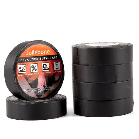 6 Rolls Butyl Joist Tape 2" x 100' Protective Deck Joist Flashing ...