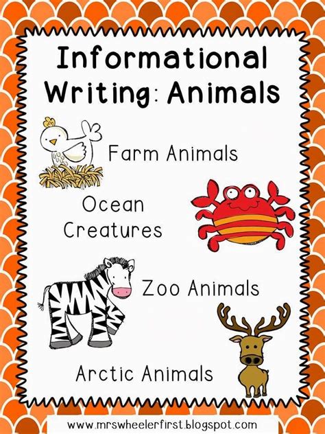 Informational Writing With Animals! (With images) | Informational ...