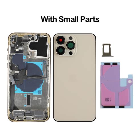 For iPhone 14 Pro Max 6.7"Back Cover Housing Rear Battery Door Frame ...