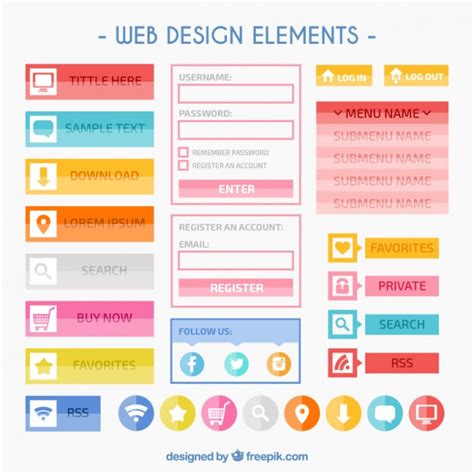 20 Free Web Design Elements for Stylish Website Looks