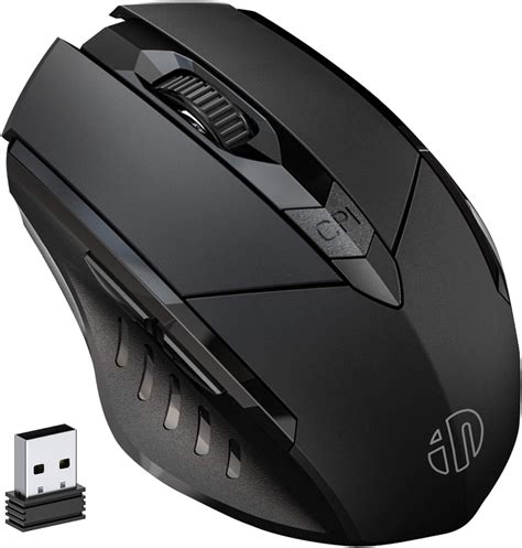 Wireless Mouse, inphic Rechargeable Gaming Mouse with USB Nano Receiver ...