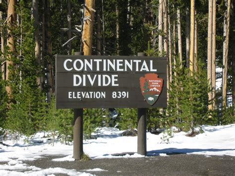 Continental divide Yellowstone | Continental divide, National parks, Places