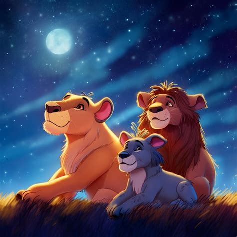 Premium AI Image | The lion king fan art of disney