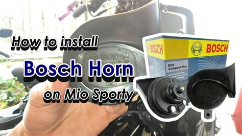 Bosch Compact Horn Installation - YouTube