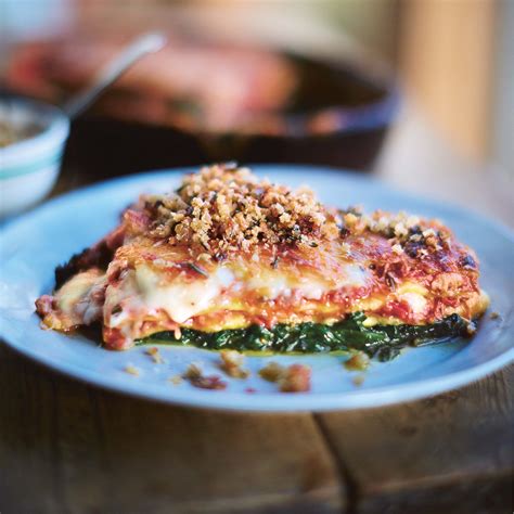 Healthy Vegetable Lasagna Recipe Jamie Oliver | Deporecipe.co